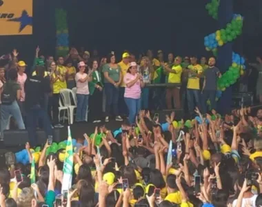 Evento 'Mulheres com Bolsonaro' realizado neste domingo (16) em Feira de Santana