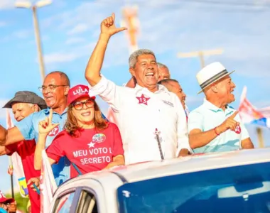 Jerónimo em passeata no interior do estado