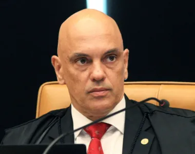 Ministro Alexandre de Moraes na sessão plenária