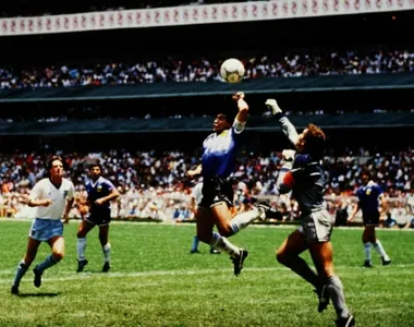 Avaliada em 2 milhões de libras, a bola foi a mesma que Diego Maradona marcou o gol da Copa do Mundo de 1986