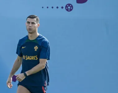 O atacante Cristiano Ronaldo publicou uma mensagem de incentivo a seleção portuguesa