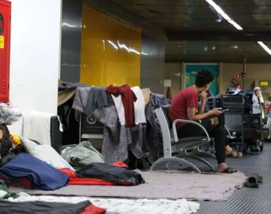 Os refugiados estavam acampados no Aeroporto Internacional de Guarulhos