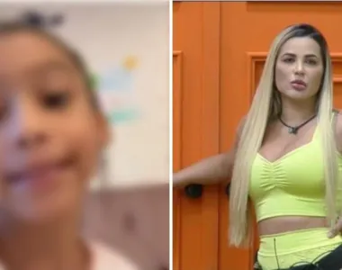 Com 7 anos, filha de Naldo detona Deolane nas redes sociais: "Palhaça"