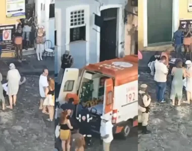 Turista alemão apanha durante roubo de celular no Pelourinho