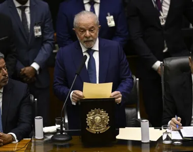 Lula discursa em posse no Congresso