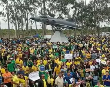 Bolsonaristas em protesto