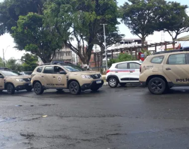 Equipes estão no local para garantir a tranquilidade da população