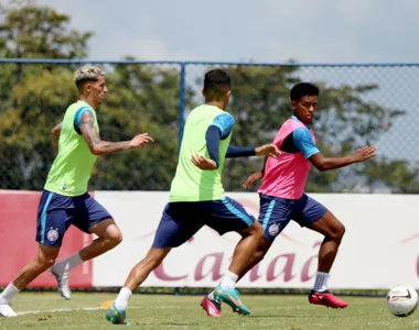 Treino do Bahia no CT Evaristo de Macêdo