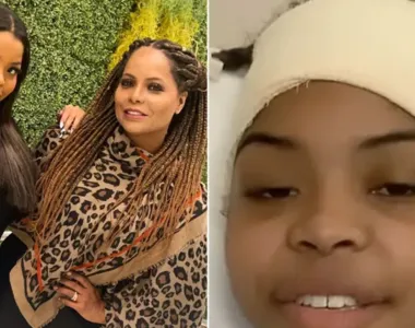 Thalita está internada há mais de 10 dias após ser diagnosticada com uma infecção bacteriana que surgiu após ela colocar três piercings na orelha