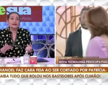 Sonia Abrão detona Patrícia Poeta por desrespeitar Manoel Soares e culpa Globo