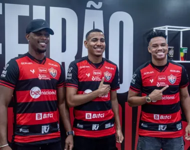 Matheus Trindade, José Hugo e Pablo fazem parte dos novos atletas do Vitória para a Série B