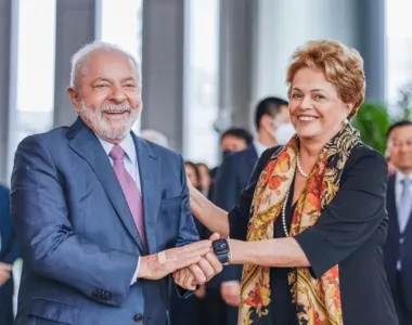 Lula e Dilma na posse