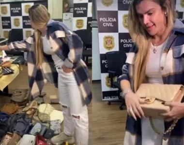 Duas mulheres teriam comprado nove das bolsas roubadas de Mirella Santos