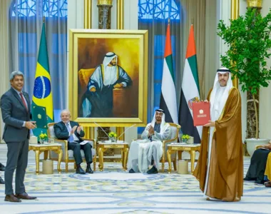 Governador baiano e Lula foram para os Emirados Árabes
