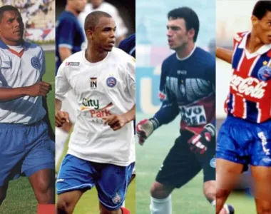 Ueslei, Nadson, Emerson e Marcelo Ramos viveram glórias e dificuldades pelo Bahia