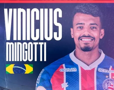 Bahia anuncia novo reforço, Vinicius Mingotti