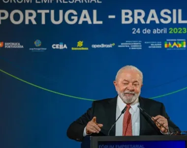 Lula discursou para empresários brasileiros e portugueses em Portugal