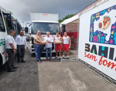 Governo do Estado recebe uma tonelada de alimentos para o Bahia sem Fome