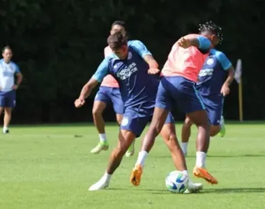 Antes mesmo de retornar à Salvador, o elenco tricolor fez a primeira atividade antes de enfrentar o Flamengo