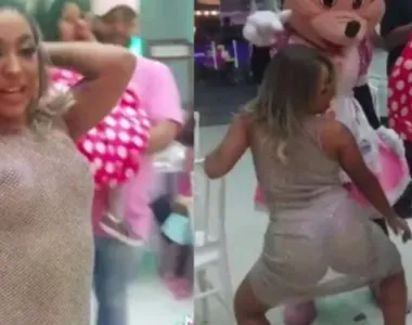 Mãe é detonada por dançar com roupa sensual na festa da filha