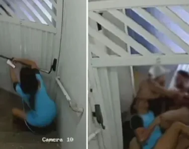 Homem nu invade apartamento e esfaqueia vizinho e irmã