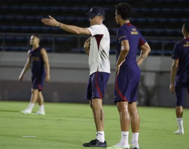 Marquinhos durante treino da pré-temporada