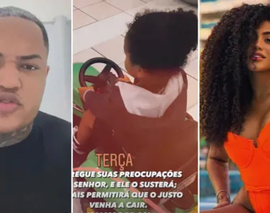 Baby Pereira é fruto de um relacionamento passado  entre Lucas Ak e Kelly Pereira