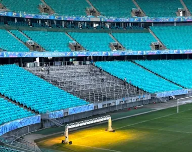 O jogo deste sábado contra o Grêmio já contará com a retirada parcial das cadeiras