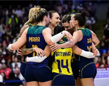 Brasil festeja vitória contra a Itália