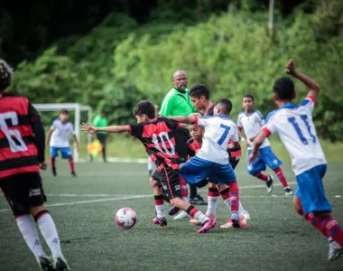 João Lucas, no sub-11 do Vitória, em Ba-Vi