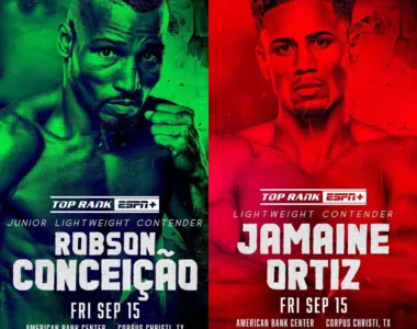 Robson Conceição volta aos ringues contra Jamaine Ortiz