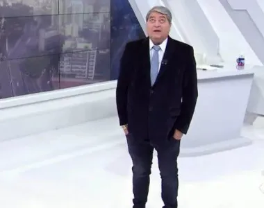 A provocação aconteceu enquanto uma reportagem era exibida