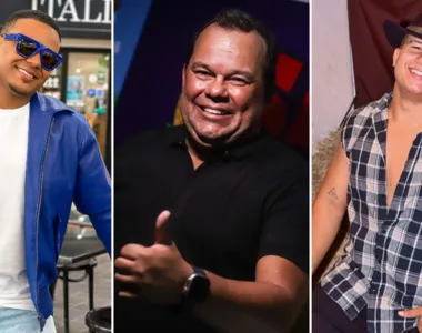 Alesson Lima (influencer), Geraldo Jr (vice-governador) e Taylan Policarpo (influencer)