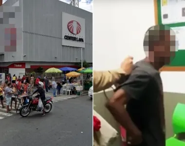 A situação aconteceu dentro do Shopping Center Lapa