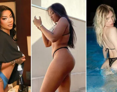 Ludmilla, Iza e Luísa Sonza sensualizam na web