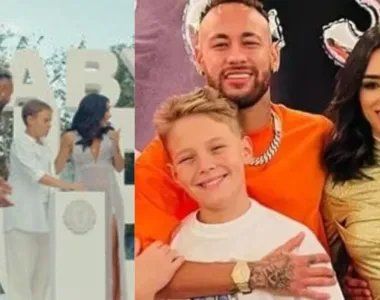 Neymar faz homenagem aos filhos