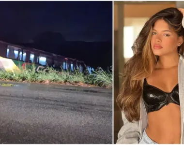 Brisa Star ficou ferida em acidente de ônibus