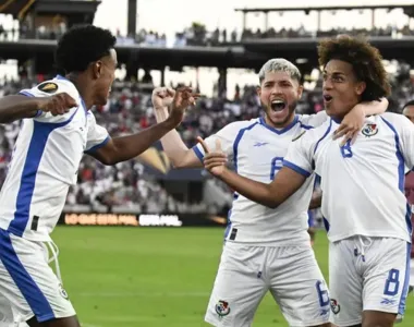 ogadores do Panamá celebram a classificação