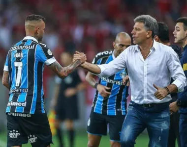 Luan viveu o melhor momento da sua carreira com Renato no Grêmio