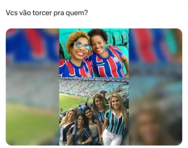 Streamer faz publicação infeliz envolvendo torcedoras do Bahia