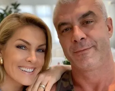 Ana Hickmann com o marido Alexandre Correa