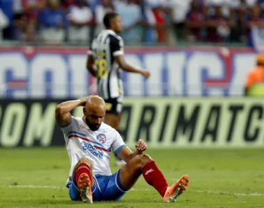 Thaciano na derrota para o Santos