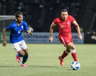 Nando em ação pela seleção de Hong Kong