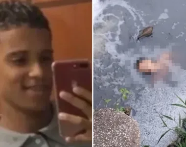 Corpo de jovem foi jogado em um rio no bairro de Salvador. Facção criminosa promete vingança à rival