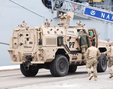 PF agora contar com cinco veículos blindados para atuar no combate ao crime organizado