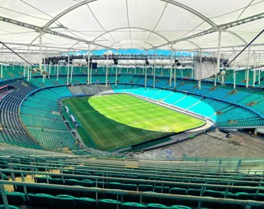 Arena Fonte Nova ensolarada