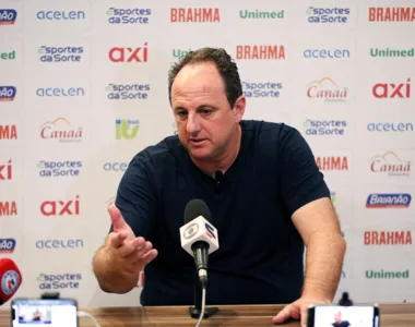 Rogério Ceni em coletiva pós jogo