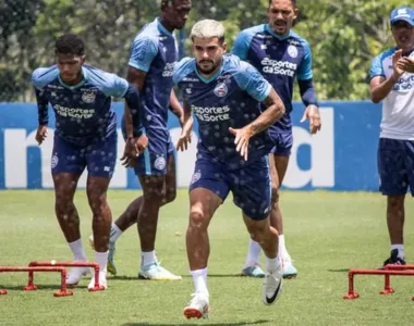 Treino do Bahia nesta manhã