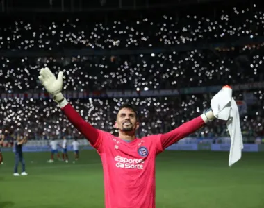 Marcos Felipe também foi herói da classificação do Bahia para as quartas de finais da Copa do Brasil, contra o Santos