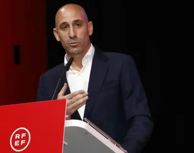 Luis Rubiales, presidente da Real Federação Espanhola de Futebol (RFEF)